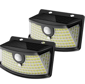 2-Pk Aootek New Solar Motion Sensor Lights (Daylight White)